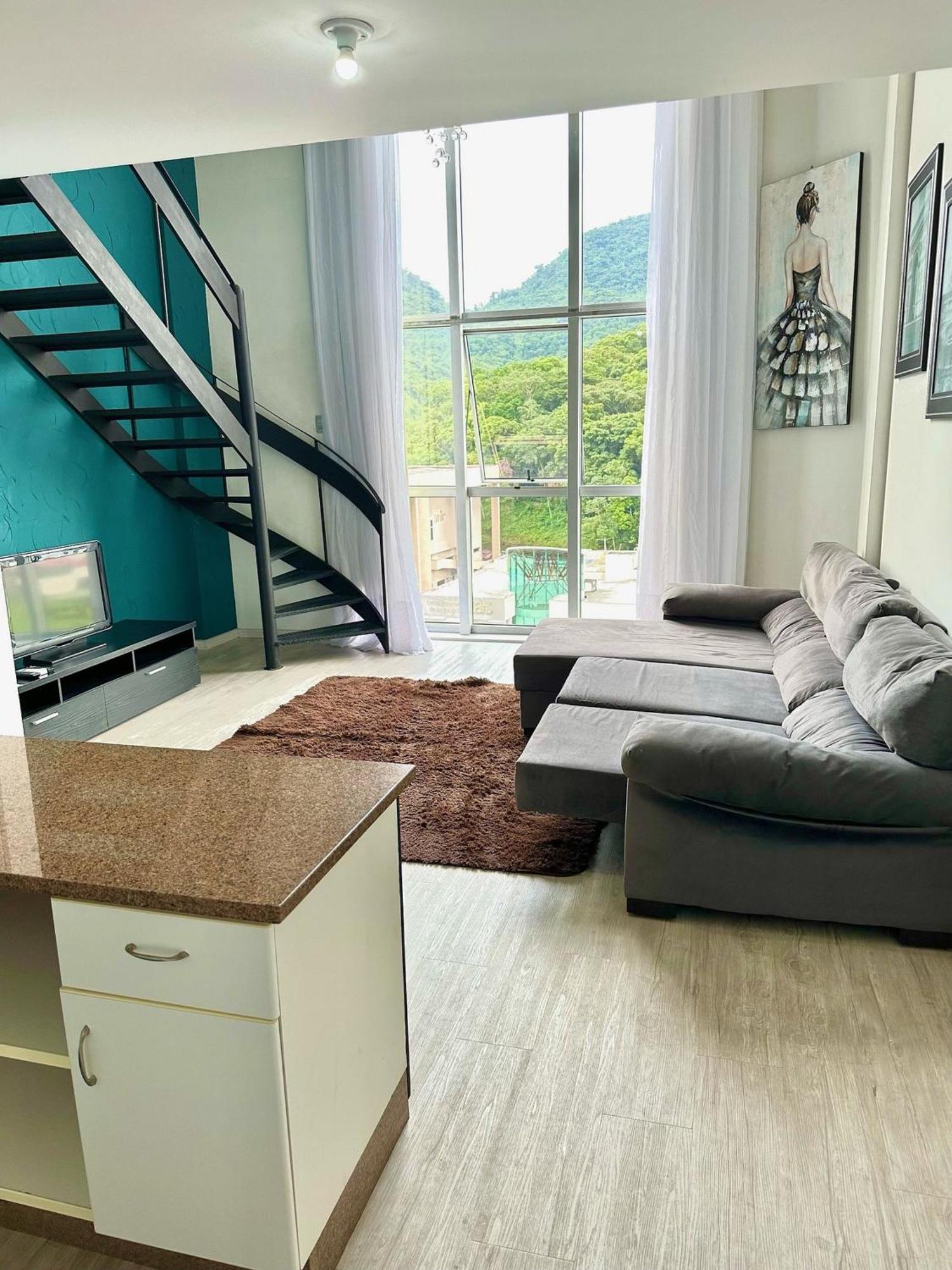 Jaraguá do Sul Saint Sebastian Flat 603- Com Hidro! Ate 3 Pessoas, Duplex, No Centro 빌라 외부 사진